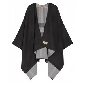 Burberry Black and Gray Women's Cape